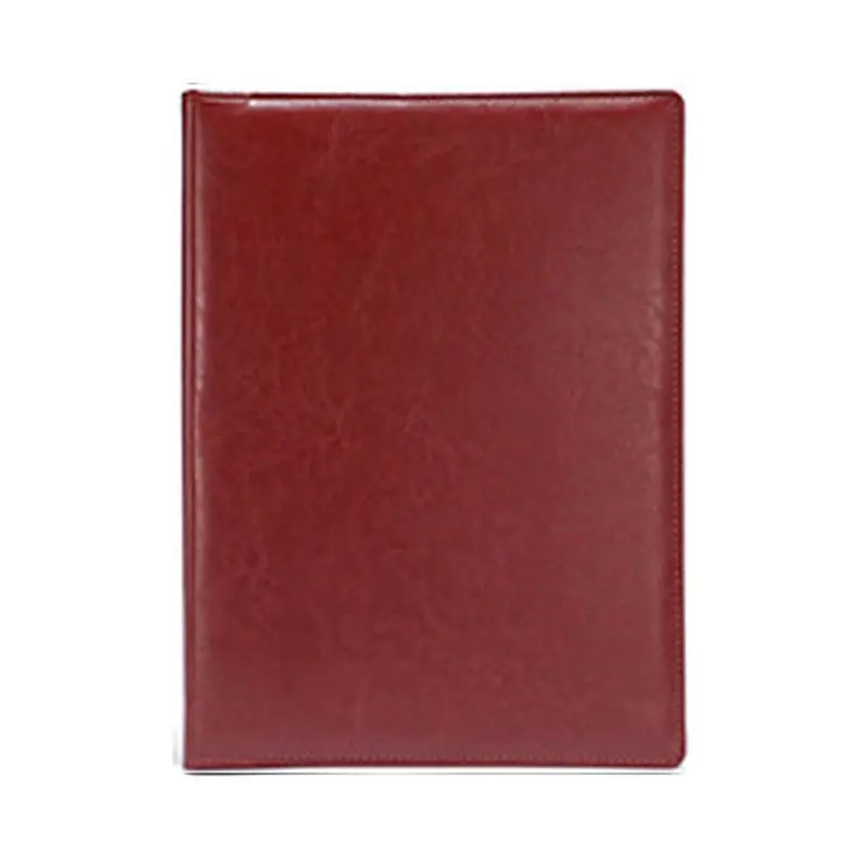X12A-A4 PU Padfolio File Folder Portfolio Business Document Holder Metal Clipboard Pad Document Organizer Holder Easy Install ,