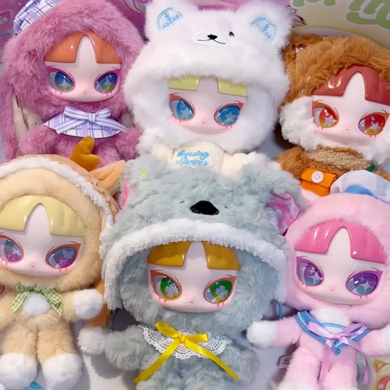 

Inn's Crossing Spring Series Plush Blind Box Cute Inn Action Figure Surprise Mystery Box Kawaii Bunny Doll Bag Pendant Toy Gift