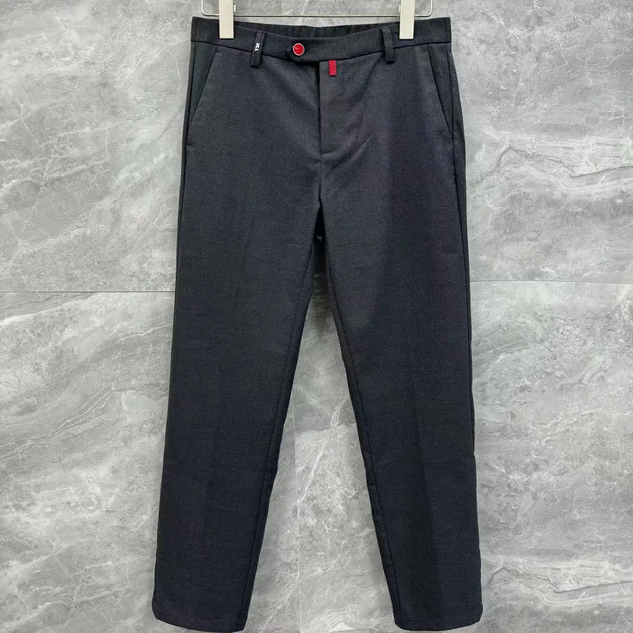 

Kiton итальянские мужские летние новые мужские простые однотонные универсальные модные повседневные брюки в стиле старых денег