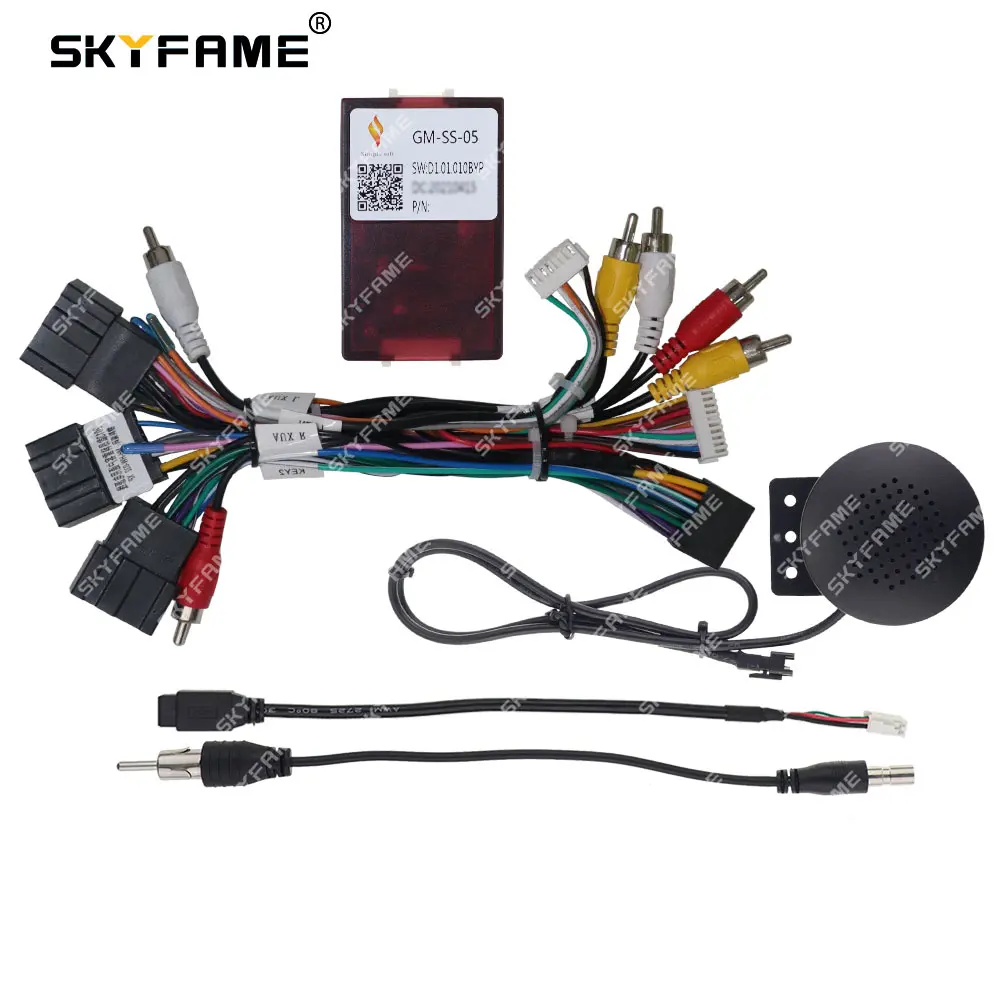 SKYFAME รถสายไฟอะแดปเตอร์ Canbus สำหรับ GMC Yukon Acadia Chevy Tahoe Chevrolet Enclave Silverado Suburban GM-SS-05