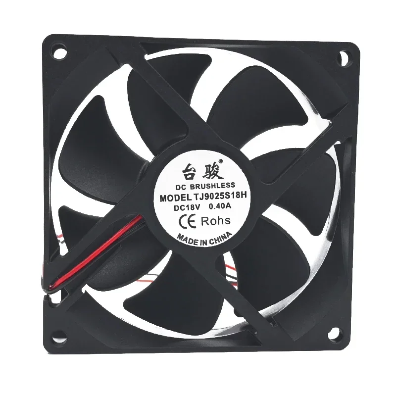 90*90*25MM Taijun TJ9025S18H 18V 0.40A 9CM 9025 volts DC row car refrigerator cooling fan