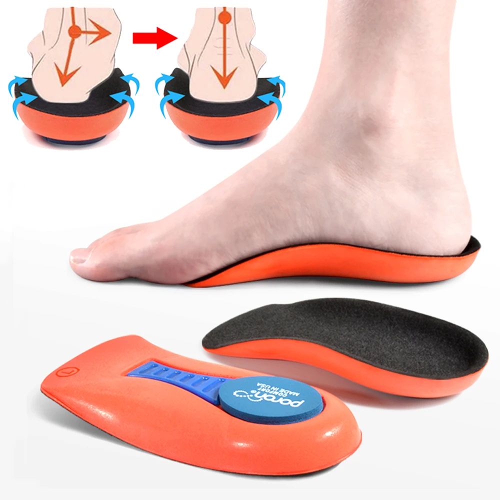 Orthopedic Gel Insoles for Plantar Fasciitis Orthotics Flat Feet Insoles Heel Spur Treatment Pain Relief Shoes Cushion Pads