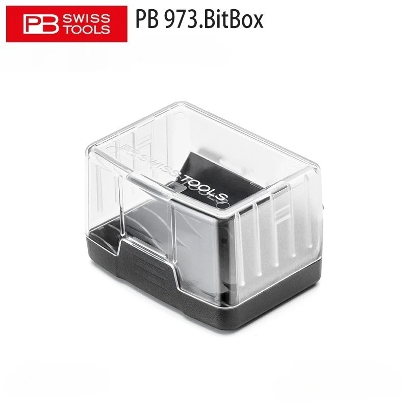 PB Swiss Tools PB 973 BitCase Three-Dimensional Multi-Bit Storage Plastic Case Portable Case for Screwdriver Bits