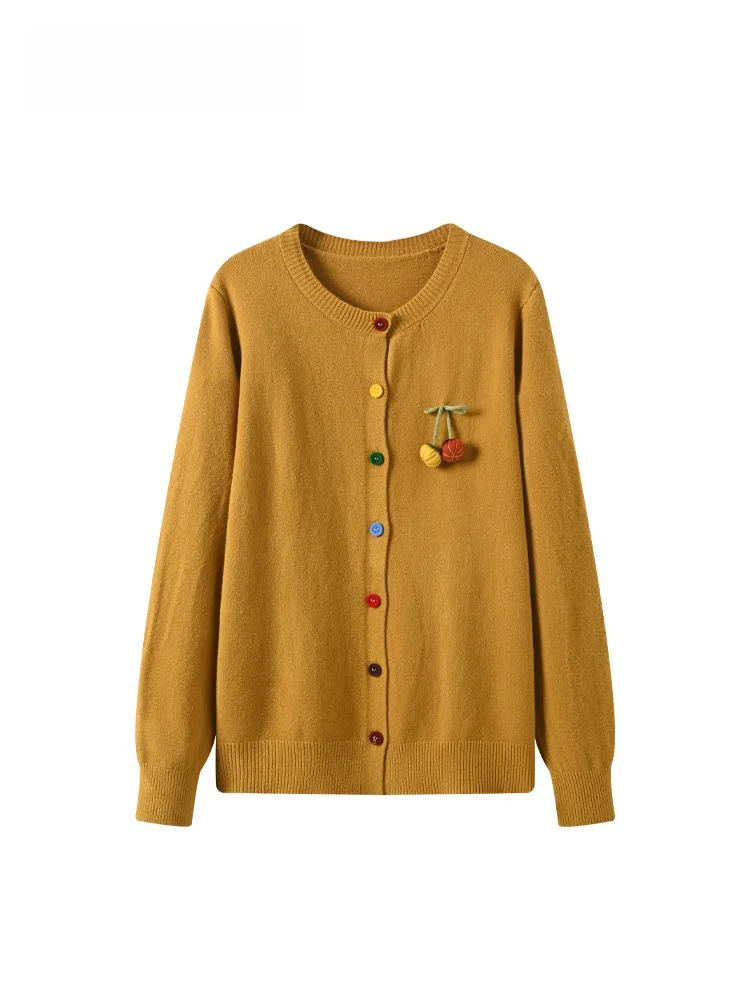 

Cara CLUB plus Size Long Sve round Ne Knitwear Women's Loose Sle Faionable Top Trendy plus Size Casual Wear