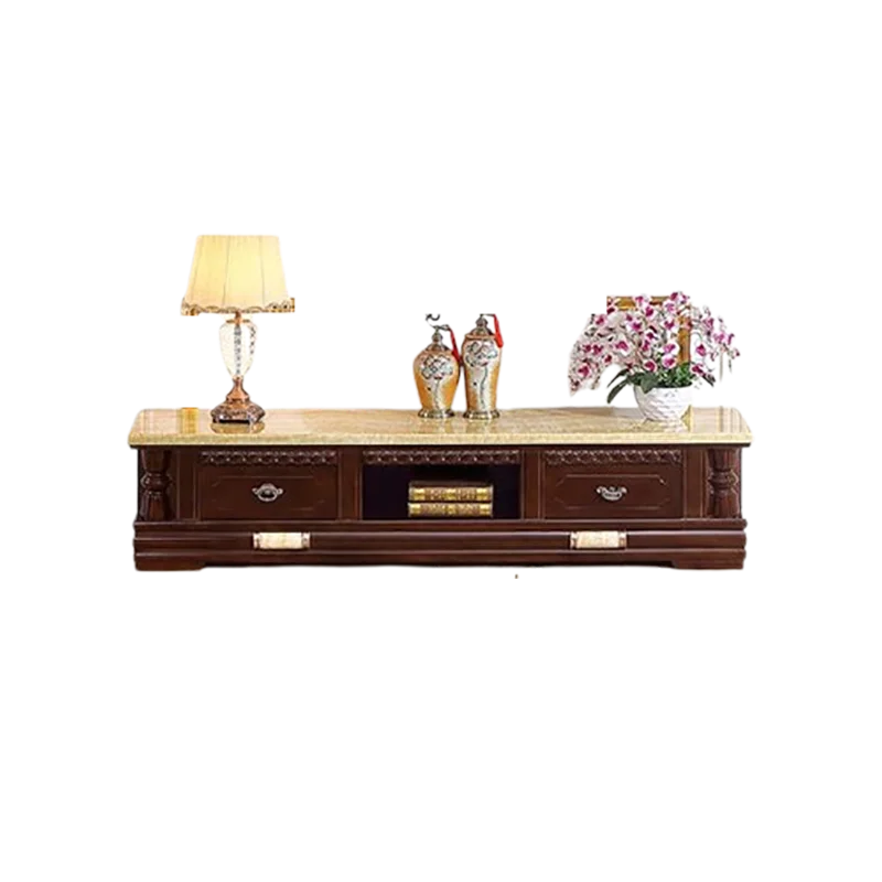 zp-Trendy On Ground Tv Stand French Universal Elegant With Drawers Tv Stand Premium Classic Rack Para Televisão Room Furniture*