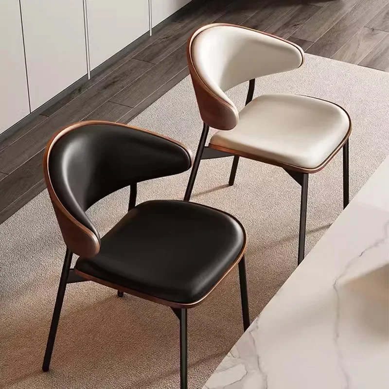 Modern Dining Chairs Living Room Luxury Dining Chairs Design Portable Nordic Brief Kitchen Chair Aesthetic Home Furnitures