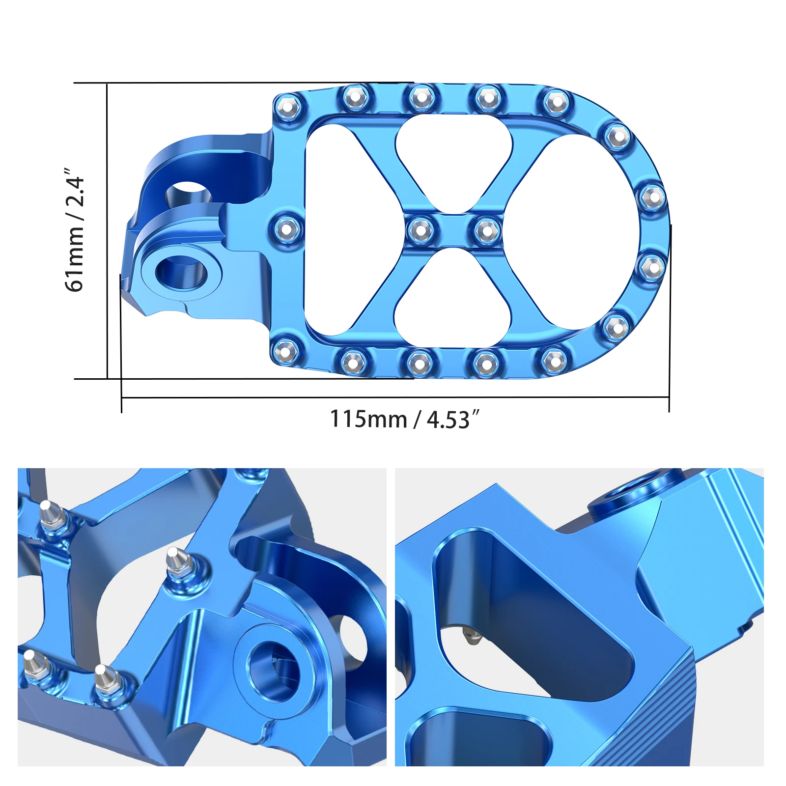 ل Husqvarna 701 إندورو 701 SM SUPERMOTO 2016-2024 القدم الوتد مسند القدمين دواسة عدة ل KTM 1050 1090 1190 1290 مغامرة R S T #2