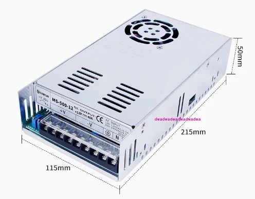 S-500W1000W1500 High Power Switching Power Supply 220 to 12V24V36 Volt 48 DC Transformer