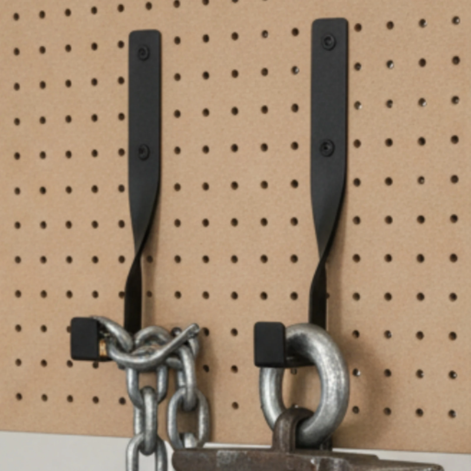 4 Pieces Chainsaw Wall Mount Hook Powder Coated Chainsaw Wall Hanger Steel Hook with Screws Moisture-Proof Long-Lasting
