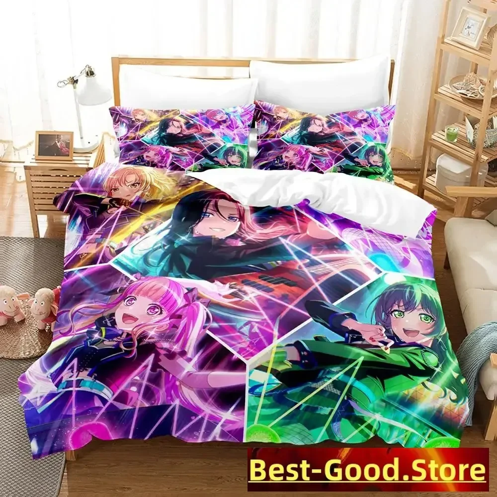 

New RAISE A SUILEN Bedding Set Single Twin Full Queen King Size Bed Set Adult Kid Bedroom Duvetcover Sets 3D Anime Bed Sheet Set