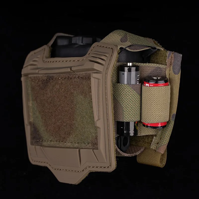 OPHIDIAN Torba na baterie do kasku Seria K Torba na baterie Torba na kask Airsoft Akcesoria do kasku myśliwskiego 