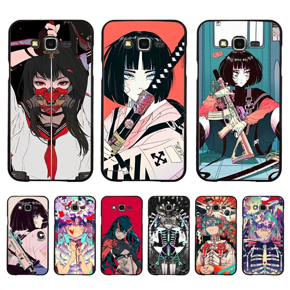 

Japanese Style Anime Girl Mousepad For Samsung J 7 plus 7core J7 neo J6 plus prime J6 J4 J5 Mobile Cover