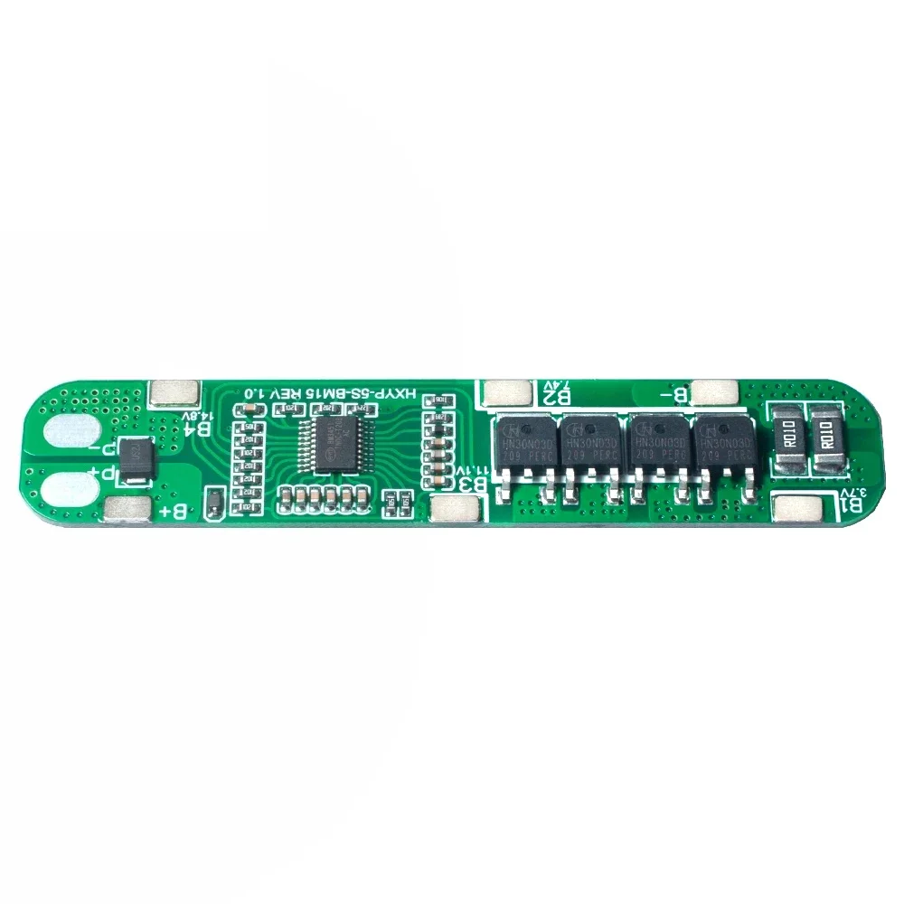5S 18.5V 18650 Lithium Battery Protection Board Anti-overcharged over-discharge 21V Solar Lighting Li-ion Lipo 5 Pack 15A 25A