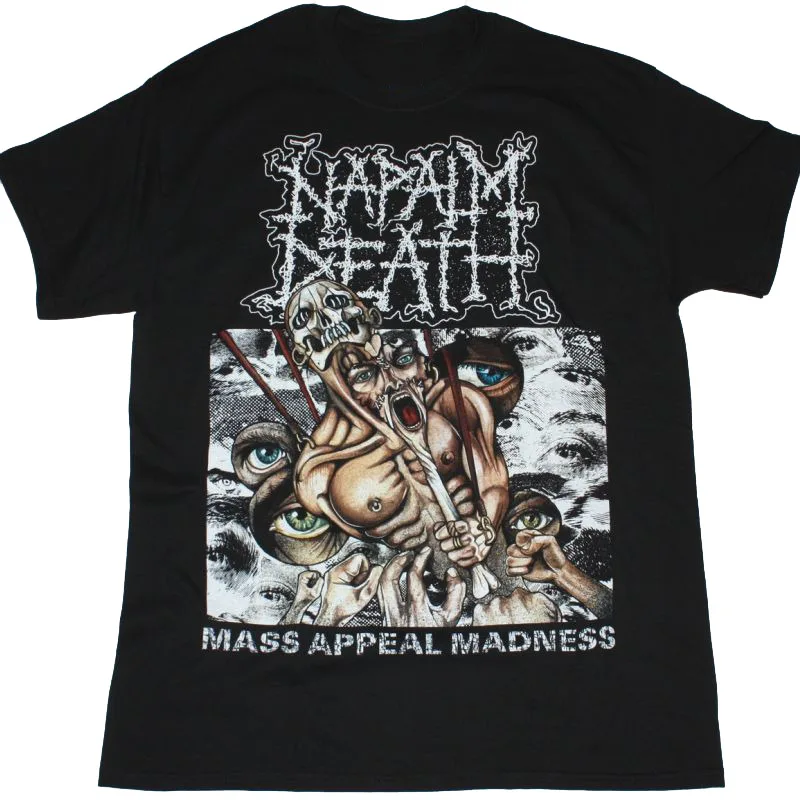 NAPALM DEATH MASS APPEAL MADNESS T- Shirt Short Sleeve Black Men S to 5XL BE2234