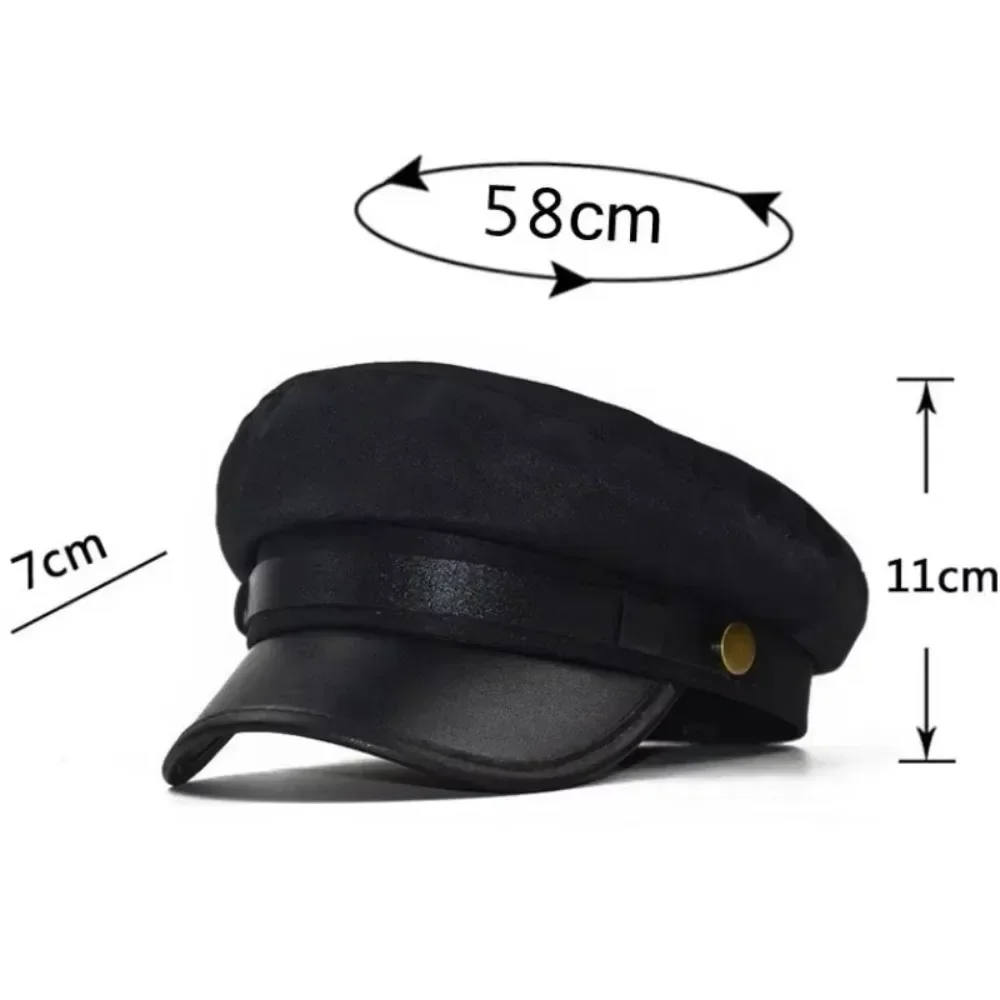 Simple Unisex Red Black Flat Navy Hat Cap Women Men Berets Hot Sale Street Style Beret Caps Brand Hats Fishing Cap