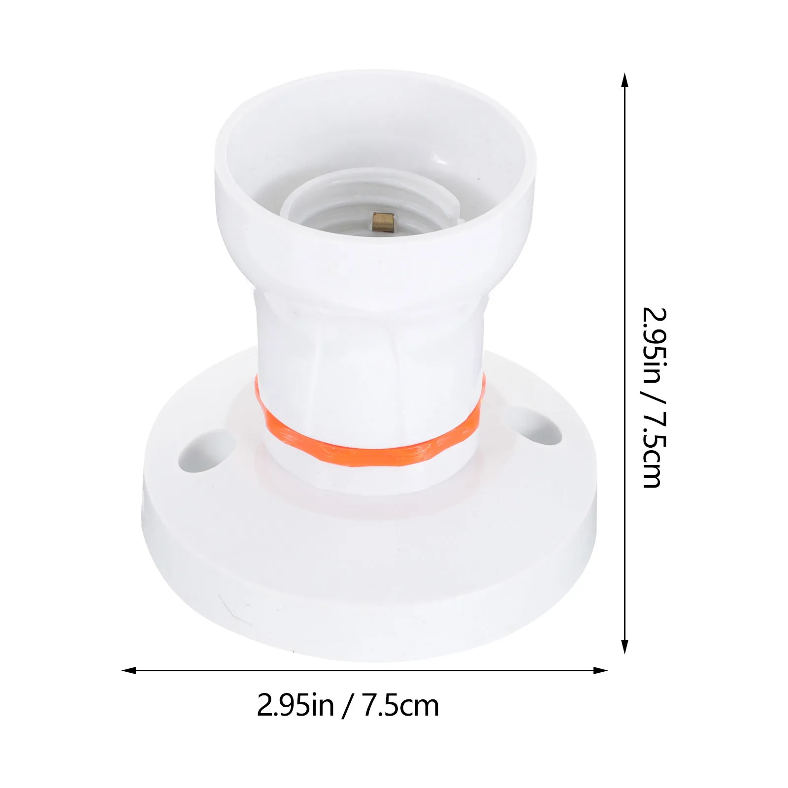2 шт. цоколь двойного назначения E27 B22, термостойкий держатель лампы высокой мощности, простая установка, шкаф, подвал, служебная комната
