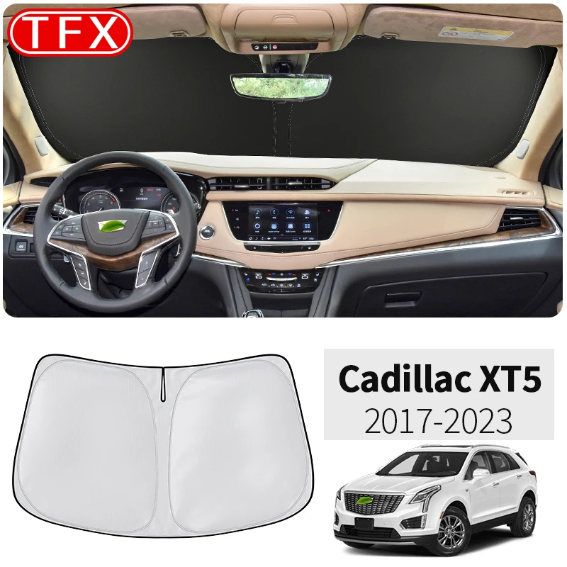 

For Cadillac XT5 2017-2023 Car Styling Nano-Insulat Windshield Sunshade Front Window Sun Shade Visor Auto Interior Accessories