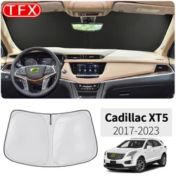 For Cadillac XT5 2017-2023 Car Styling Nano-Insulat Windshield Sunshade Front Window Sun Shade Visor Auto Interior Accessories