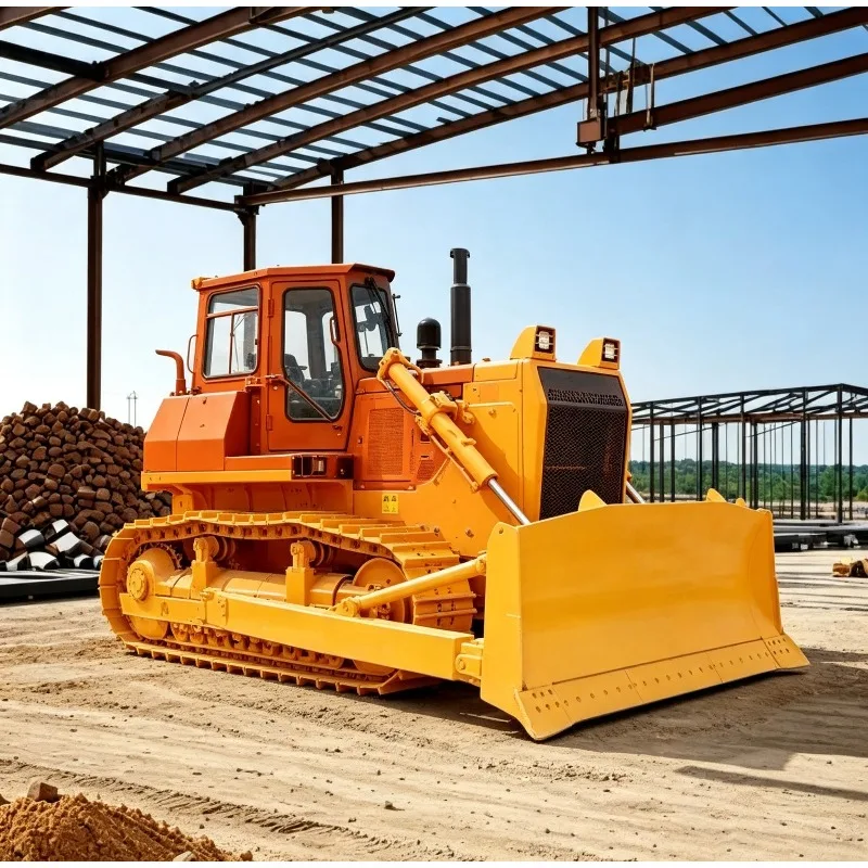 High Digging Power New 10 Ton Hydraulic Crawler Bull Dozer Bulldozers Soil Shifter Earthmover Equipment with Ripper Condition