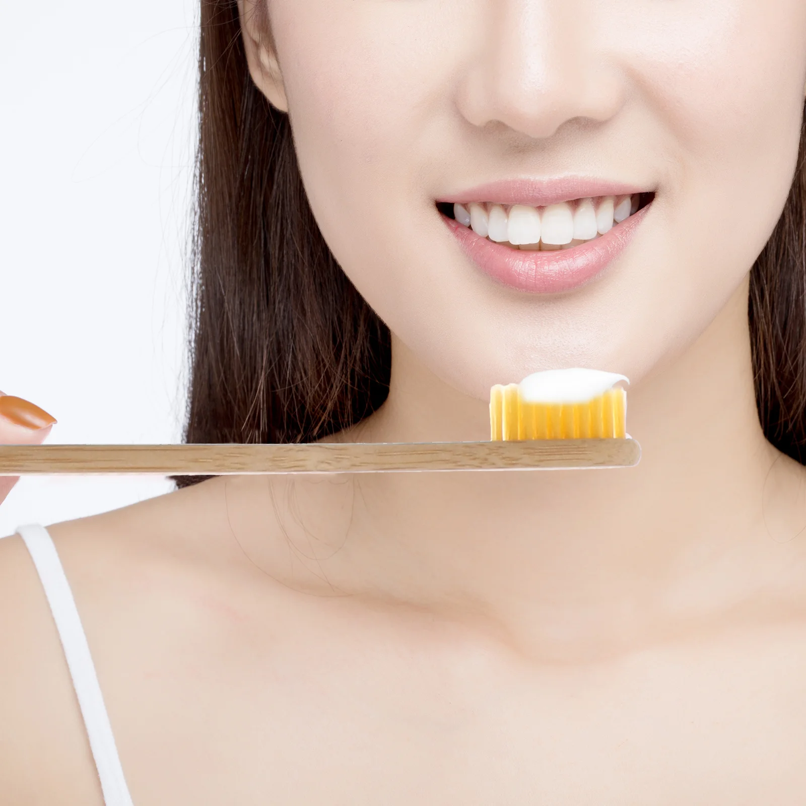 

10pcs Bamboo Toothbrush Biodegradable Adult Toothbrush Soft Bristles For Home Travel Use Teeth Cleaning Homestay