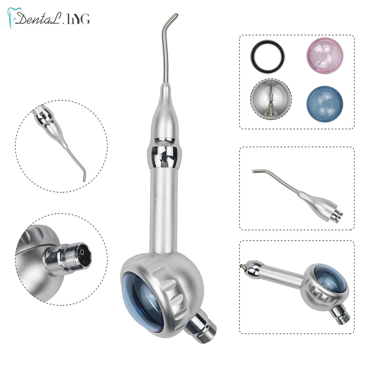 Dental Air Water Polisher Jet Air Flow Oral Hygiene Tooth Cleaning Prophy Polishing Tool Teeth Whitening Cleaning Gun Pen 2/4H