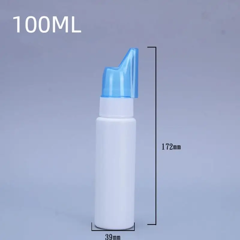 Nasal Irrigator 100ml Non Toxic Material Nose Cleaning Spray Bottle Gentle Rinse for Kid Adult Nasal Health Care