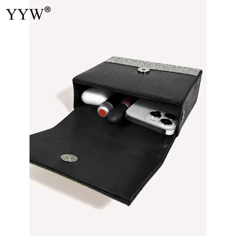 Luxury  Diamond Evening Clutch Bag For Women Wedding Shiny Rhinestones Handbags Chain Shoulder Bag Small Party Designer Handbag