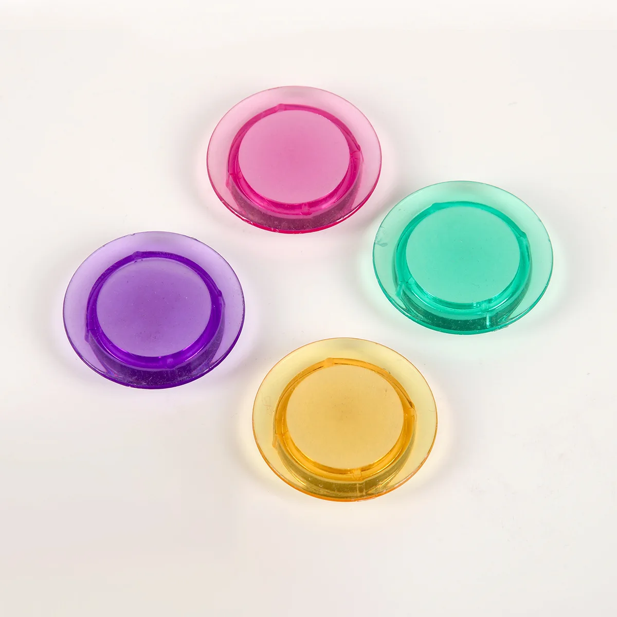 10pcs/Package Color 30mm Transparent Whiteboard Magnetic Particle Office Teaching Blackboard Crystal Magnetic Particle