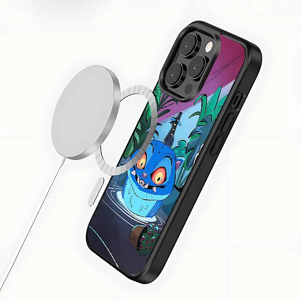 Funda de teléfono KPop d-demon h-hunters para iPhone 17,16,15,14,13,12,11,Pro,Max,Plus,Mini,SE4,E, carga inalámbrica magnética Magsafe