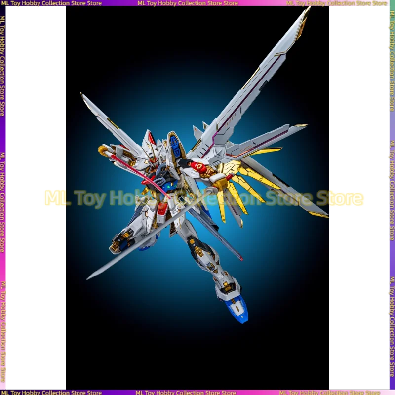 متوفر ورشة اللوتس الحمراء 1/100 MG هجوم غير عادي الحرية تحلق على ظهره العائمة مدفع مروحة الهوايات اللعب جمع