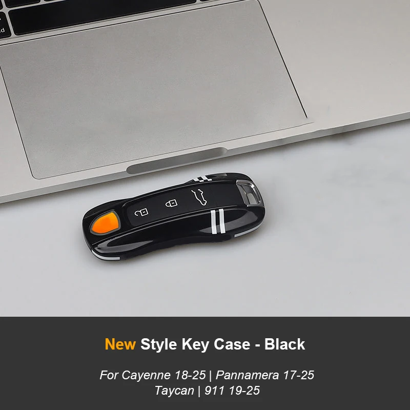 For Porsche Car Track Key Fob Case Protective Shell Housing Cover For Cayenne Panamera Macan 911 718 Cayman Boxster Taycan