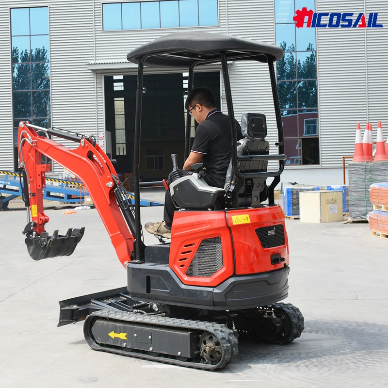 حفارة هيدروليكية صغيرة من المصنع 1.8 طن EPA Euro 5 محرك حفارة زراعية مستعملة خندق هيدروليكي صغير مع مرفقات
