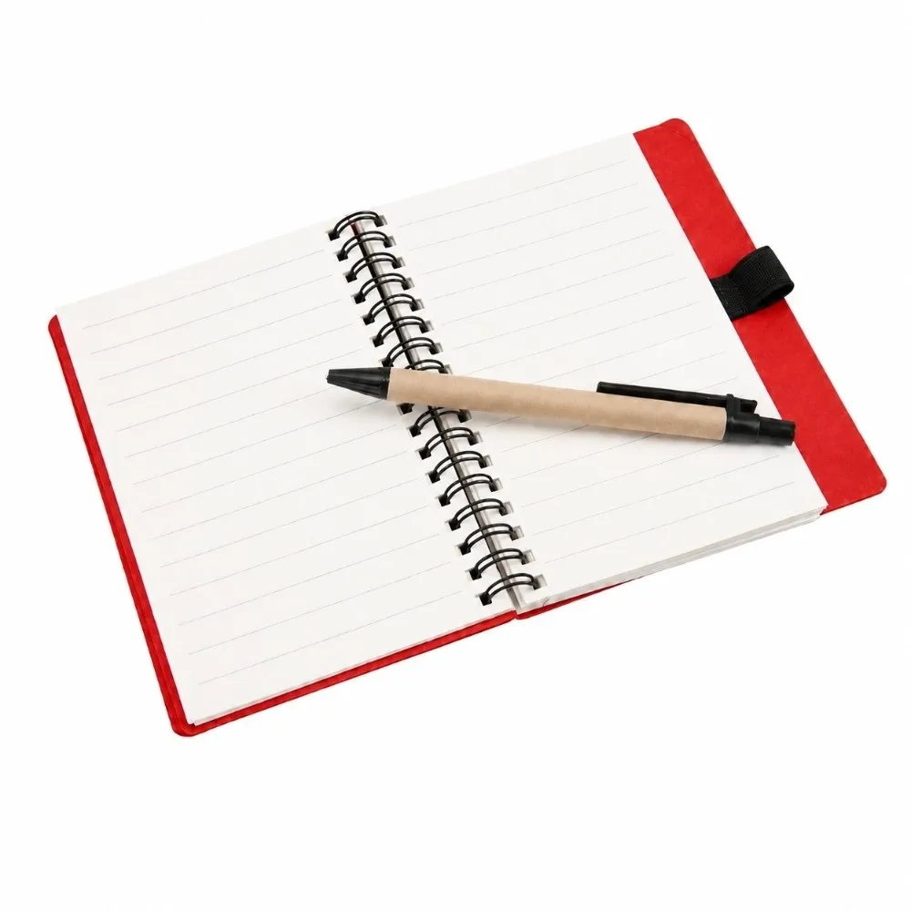 Kraft Paper Spiral Notebook Multi Colors Tearable Tearable Notepad Coil Bound Rectangular Sticky Notes Desktop Reminder