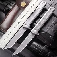 Damaly, Long Folding Knife, Portable, Easy To Take, Outdoor Camping Multi-function Knife, Tail Spine Window Breaking Function