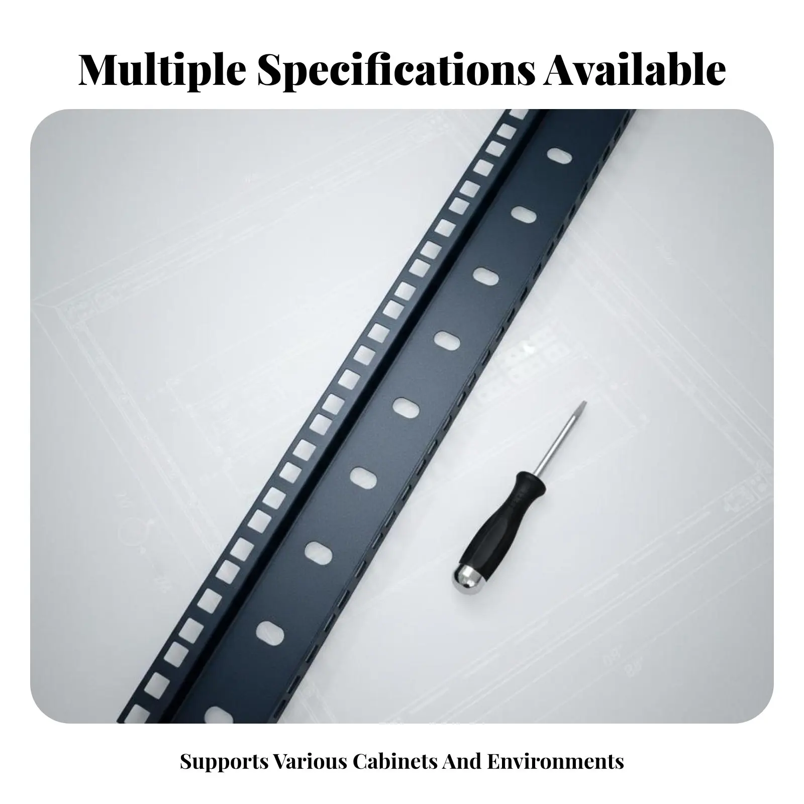 

Squaregarding Hole Rack Rail universal universal-size Mounting Hardwaregarding sturdyDuty for IT Professionals, audio Studio