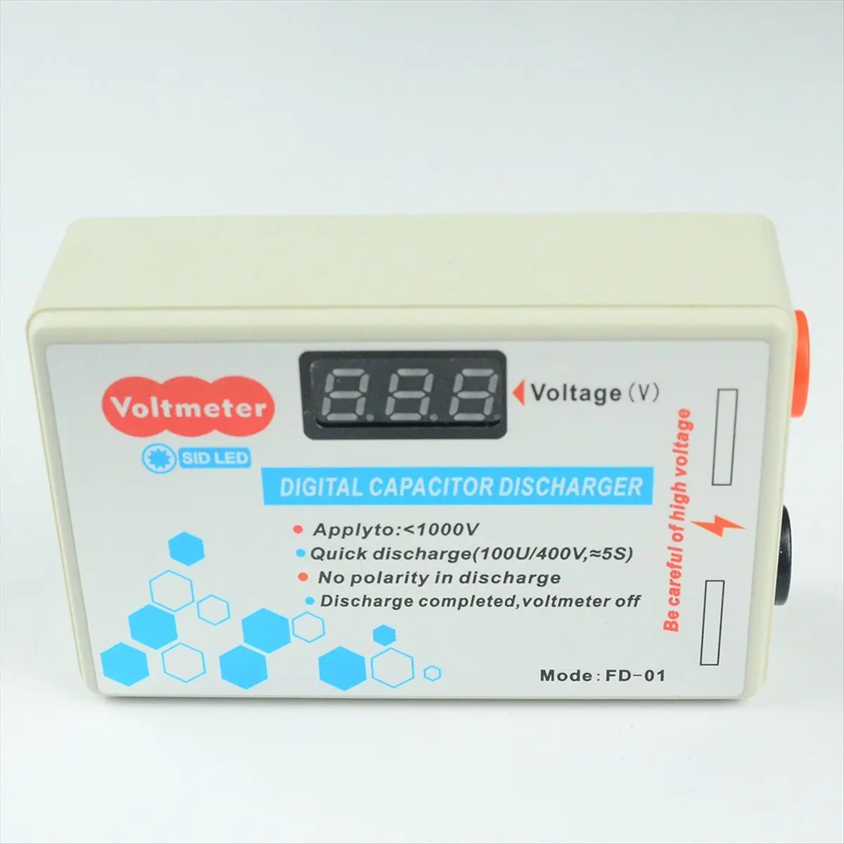 【~ New N07R】1000V Battery Capacitor Fast Discharge High Voltage Discharge Tool Electronic Repair Digital Capacitor Discharger