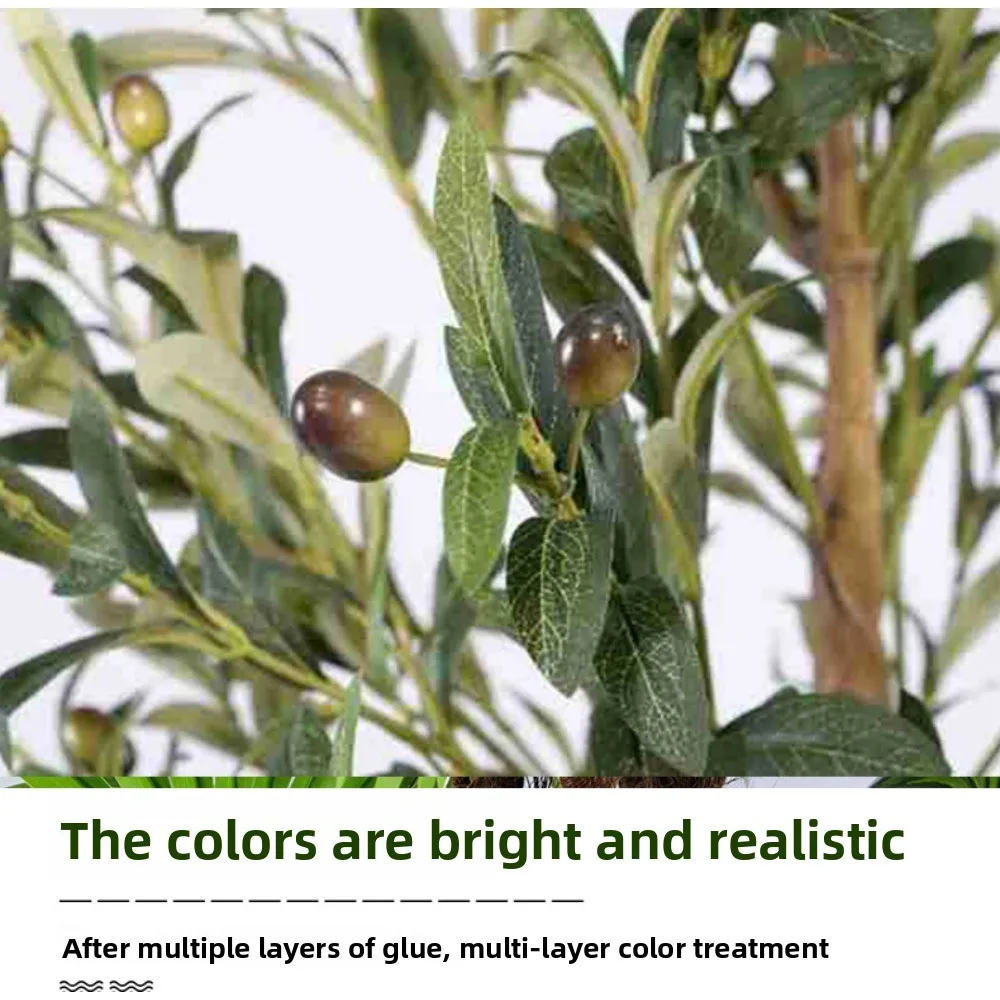 

New imitation olive tree floor-standing large indoor decorative landscaping ornaments detachable fake potted plants