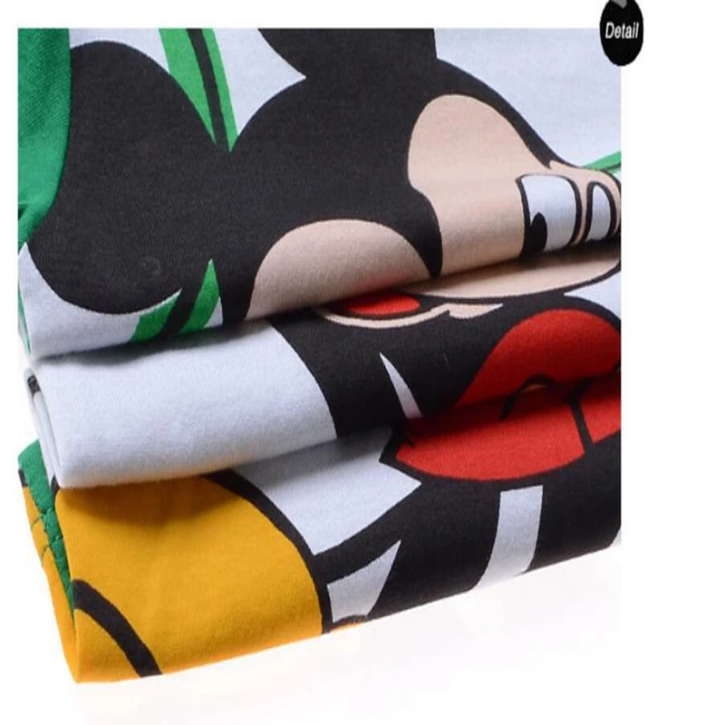 Set di vestiti per neonati bambini Cartoon Mickey Mouse bambini ragazze magliette a maniche corte magliette pantaloni estivi pantaloni pigiama per