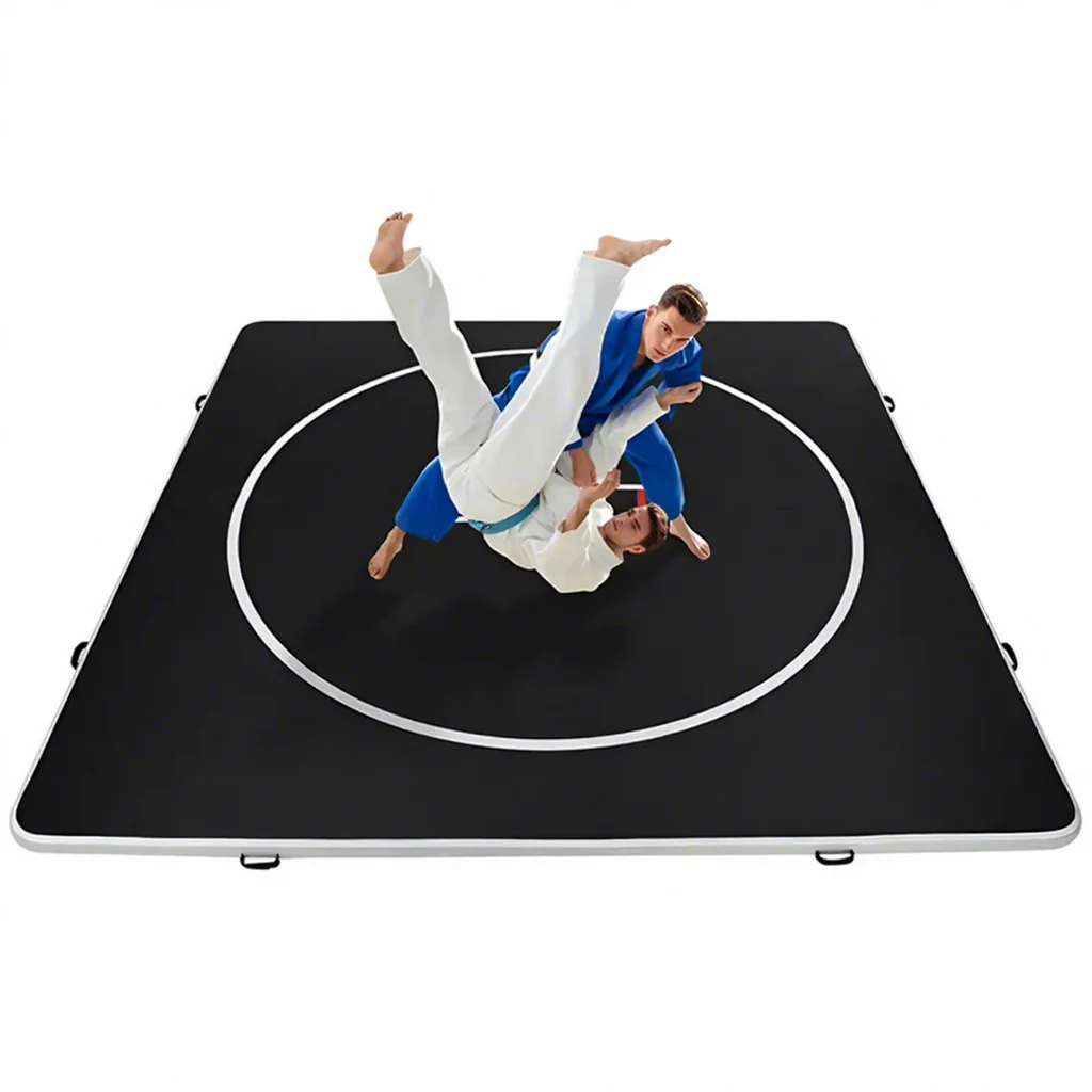

Foldable Portable Oem Inflatable Wrestling Mat Gymnastics Anti-slip Air Track 3m X 3m Pvc for Jiu Jitsu Bjj Mma Judo Training