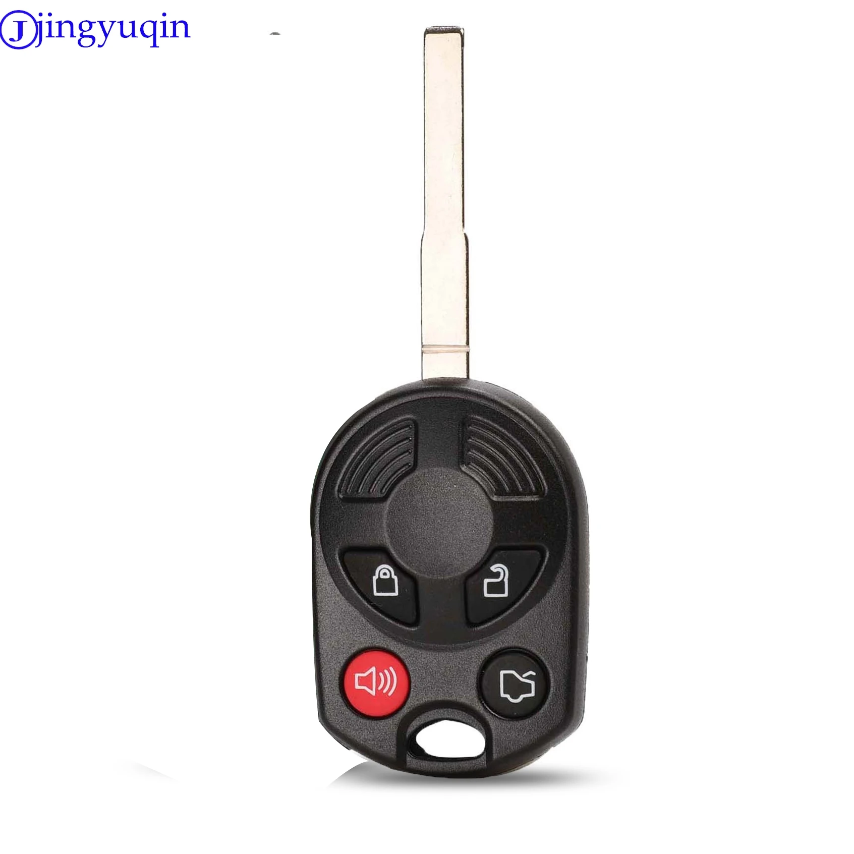 jingyuqin New Remote 4/5Buttons Car Key Shell Case Cover Fob For Ford Escape Focus C-Max Transit HU101 Blade