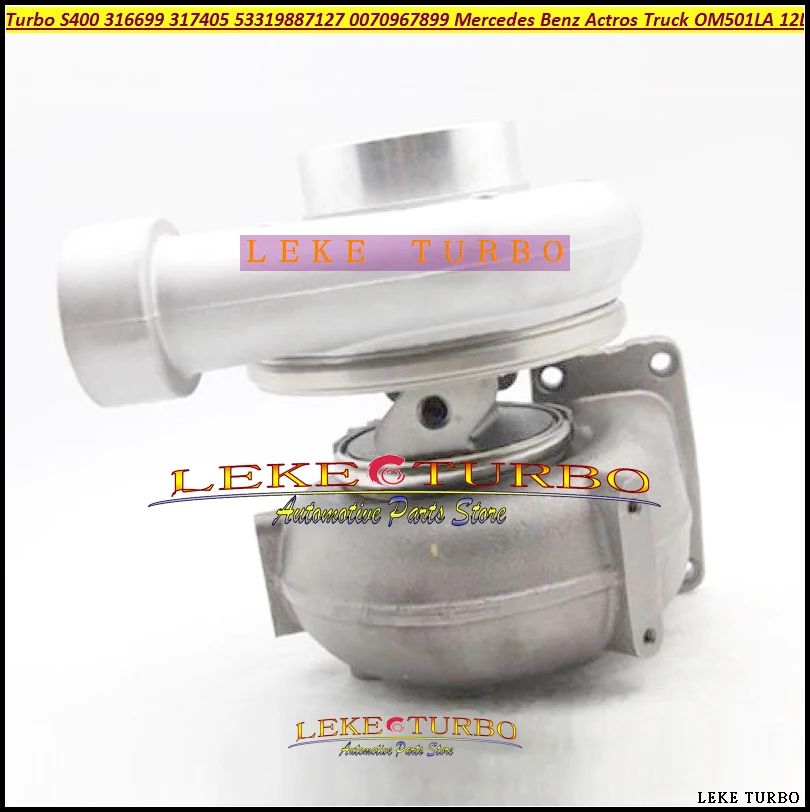 توربو S400 316699 317405 53319887127 0070967899 0060966699   لشاحنة مرسيدس بنز أكتروس OM501LA 12L 315KW Euro 3 1997-2011