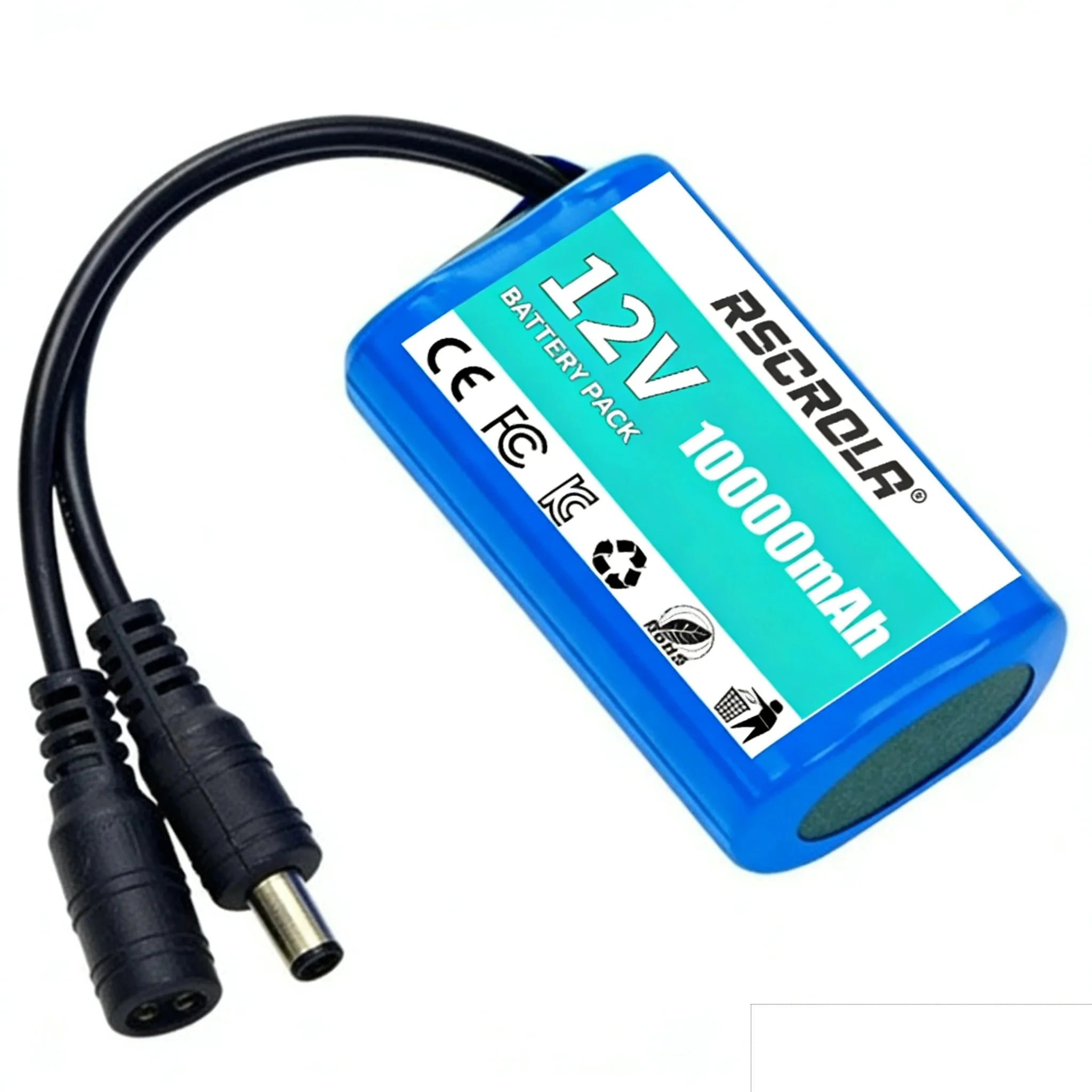 12V 10000mAh 18650 Battery Pack 3S1P Lithium Ion Rechargeable Battery with BMS 12.6V Replacement for Power Tool Vacuum Cleaner