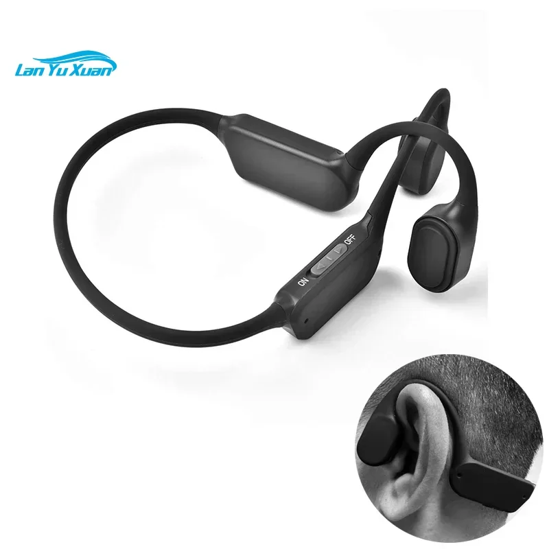 Rechargeable bone conduction earphones, wireless, suitable for elderly people to communicate