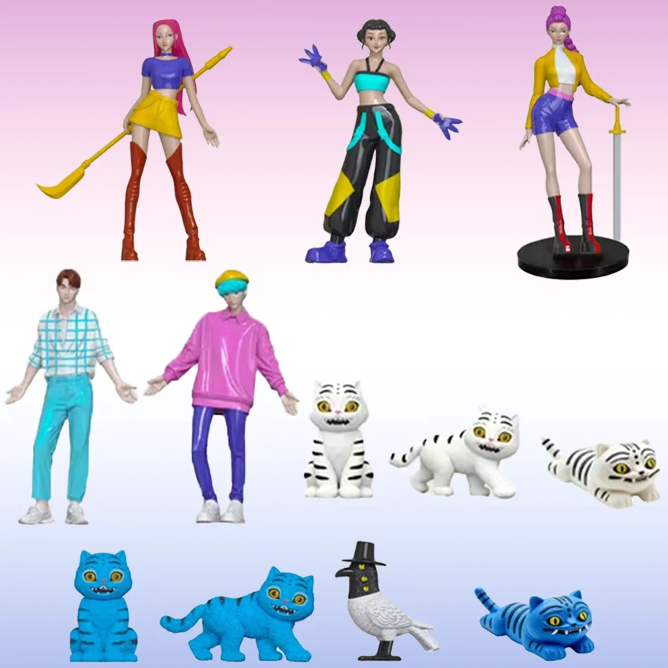 Figurka Anime Demon Slayer 2025 Rumis Miras Zoeys Tygrys Figurka Zabawka Dekoracja na Biurko Statuetki Ozdoba Prezent Urodzinowy dla Dziecka