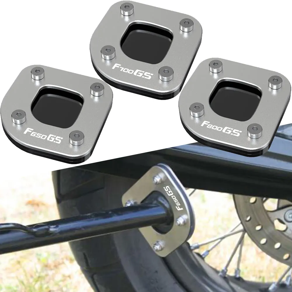FOR BMW F800GS F700GS F800GSA F650GS Twin F 800 GS Adv Adventure Motorcycle Kickstand Foot Side Stand Extender Pad Support Plate