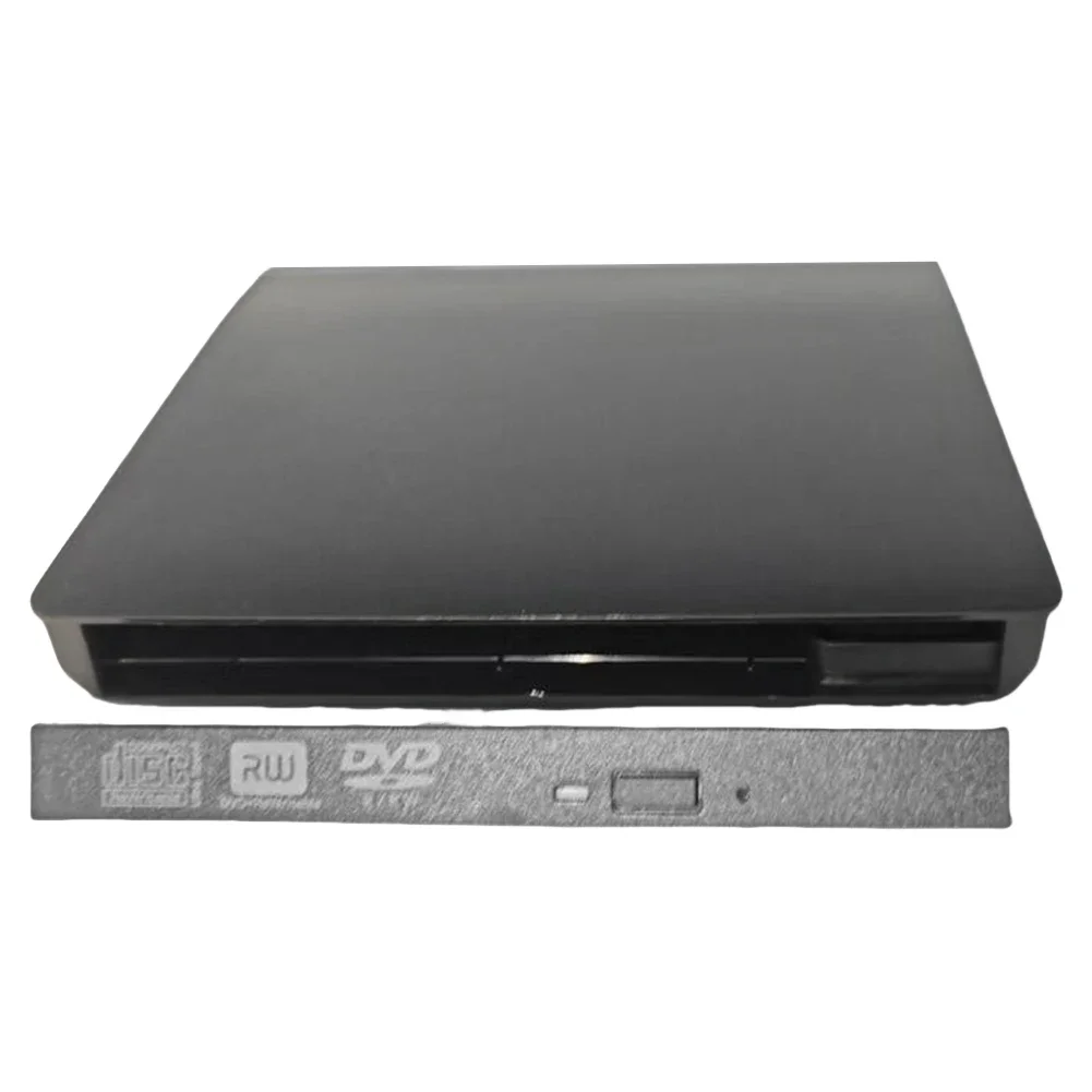 USB 3.0/USB 3.0 + Typ-C Slim DVD Externes Gehäuse 9,5 mm/12,7 mm USB-zu-SSD-Caddy Externes mobiles Gehäuse für Laptop Notebook