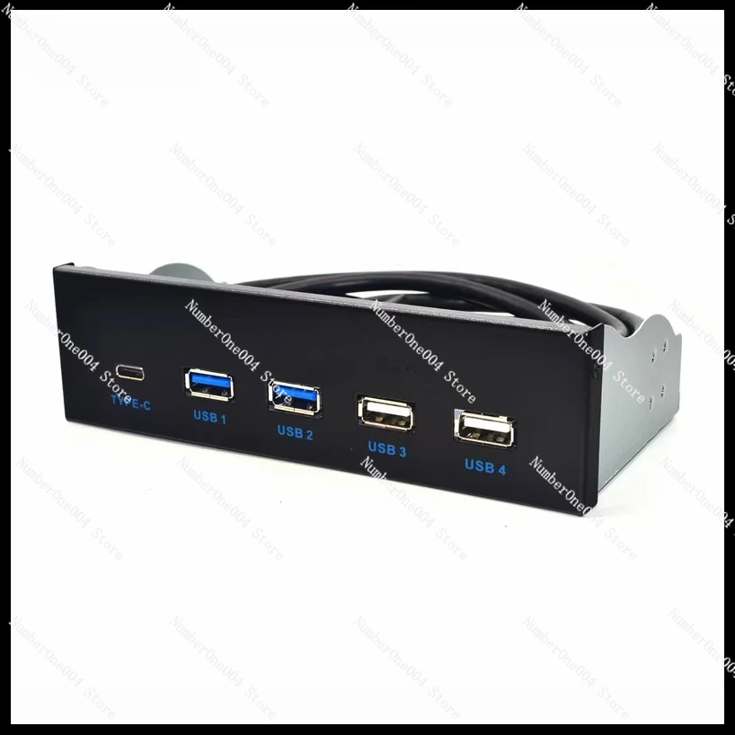 

USB3.2 GEN2 Front Panel 10G Optical Drive Position 2 Port USB3.0 + 2.0 + TYPE-C TYPE-E Panel