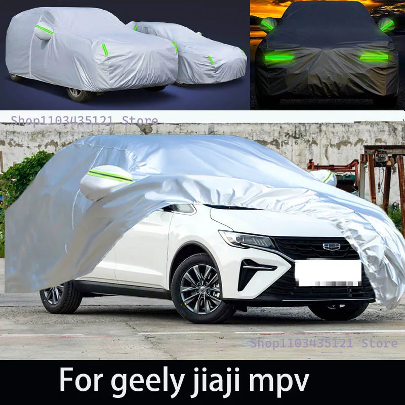 

For geely jiaji mpv Outdoor Protection Full Car Covers Snow Cover Sunshade Waterproof Dustproof Exterior Car accessories