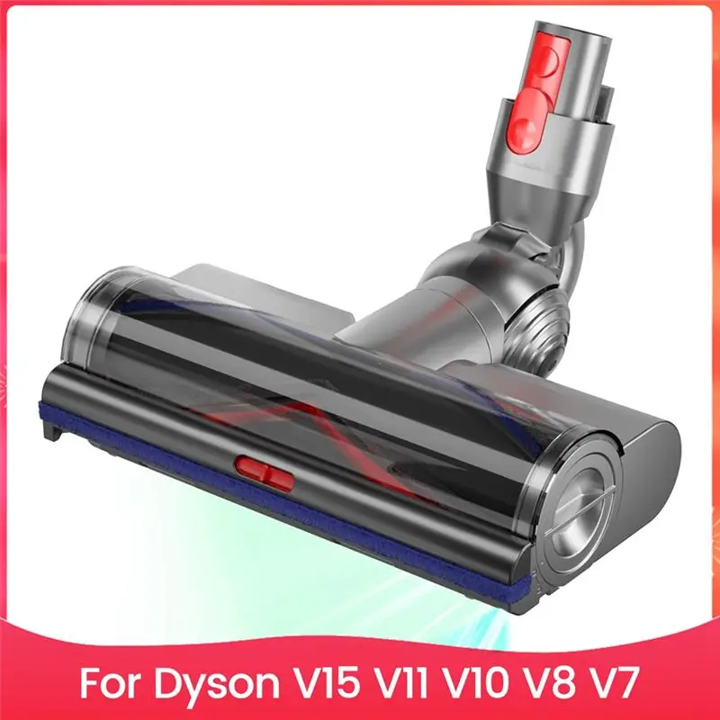 

Насадка для пылесоса Dyson V15, V11, V10, V8, V7. Щетка для пола и ковров с прямым приводом, быстросъемная, с мягкой щетиной