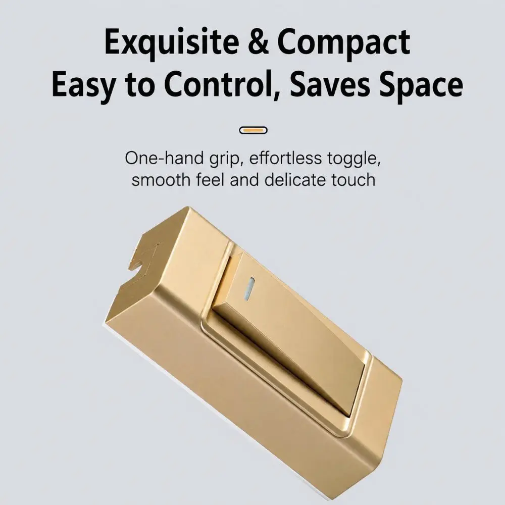 New 1 Gang 1 Way Surface-mounted Control Switch 2 Gang 2 Way Hand-pinched Mini Switch 110~250V Dual Control Switch Bedroom